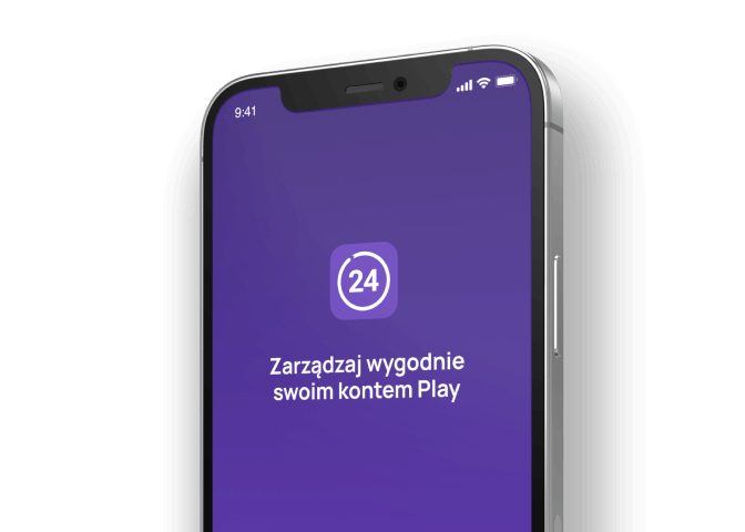 telefon z włączoną aplikacją play24